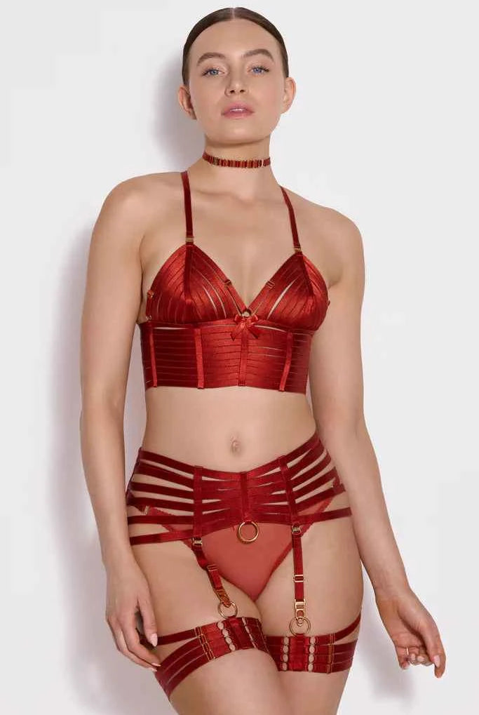 Bondage-Belle Crop Top