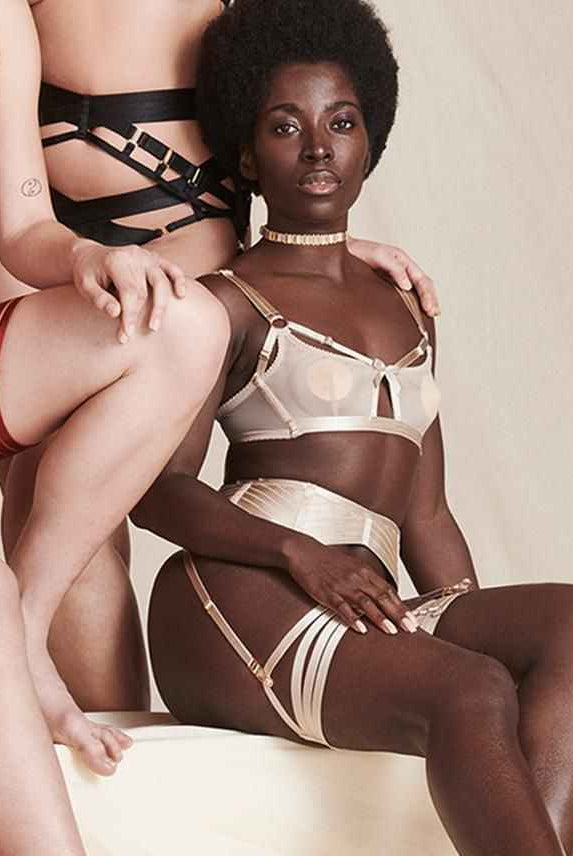 Bondage Webbed Garters