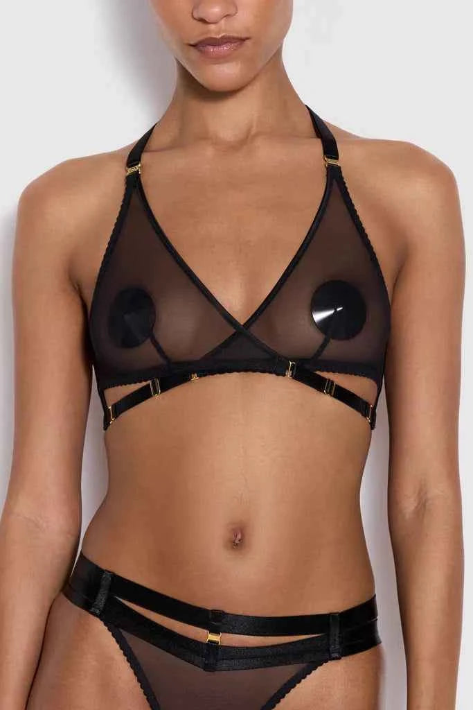 SIGNATURE MESH WRAP BRA