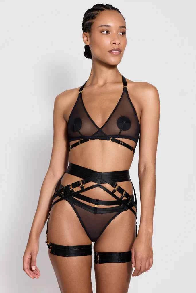 SIGNATURE MESH WRAP BRA