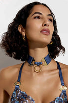 Melusina Strap Collar - DENIM