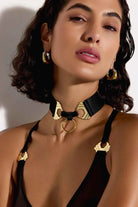 Melusina Strap Collar - BLACK