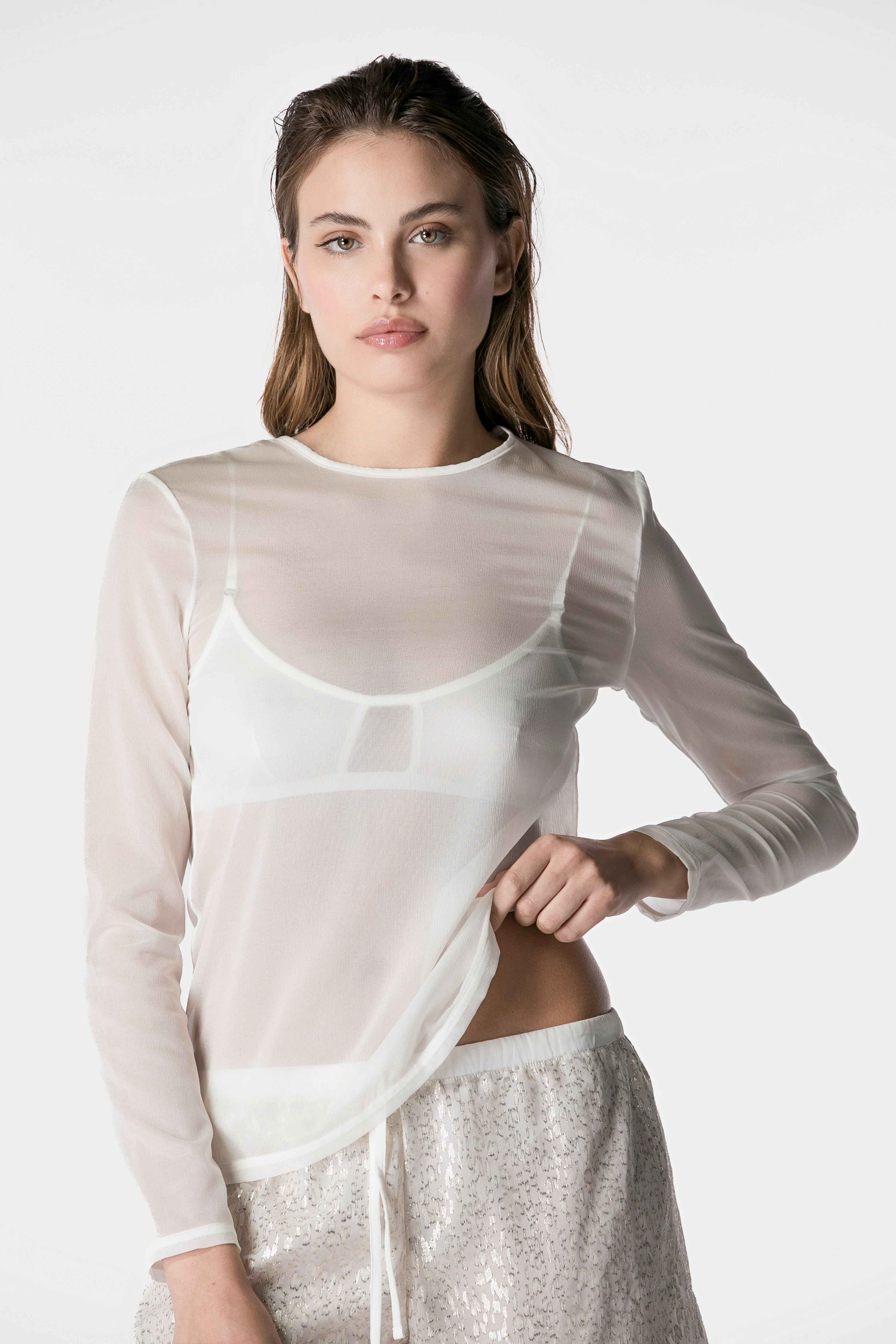 Silk T-shirt