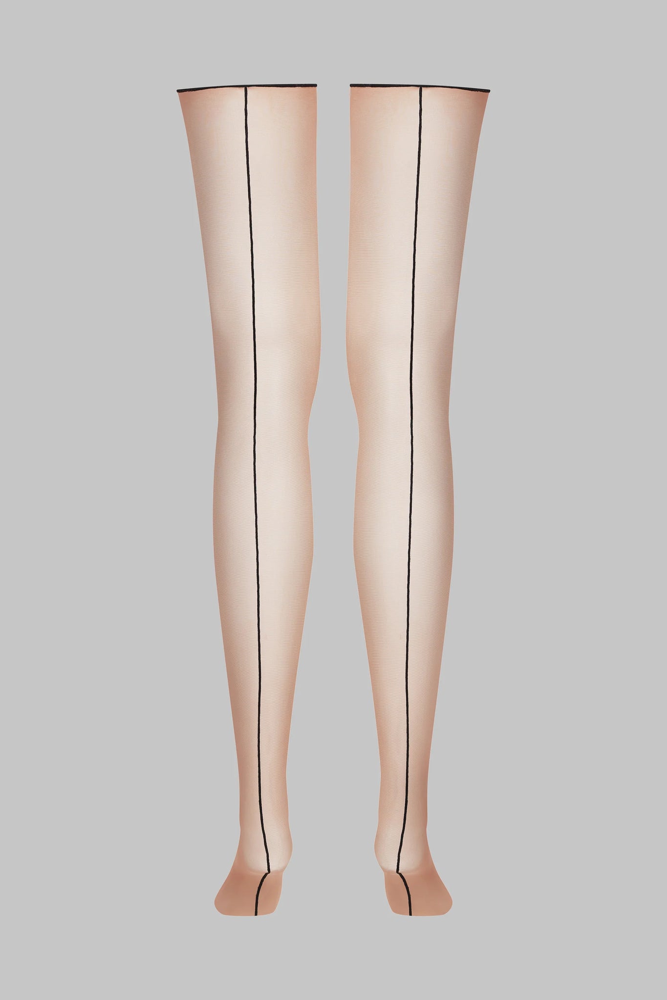 Bas Couture - Cut and Curled back seamed stockings